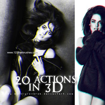 Photoshop 3D Actions
