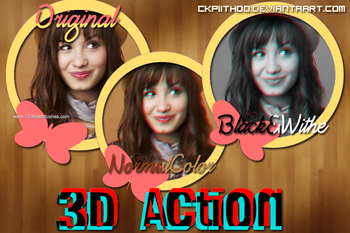 Photoshop Action 3D