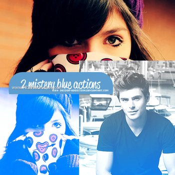 Photoshop Action Blue Color Effect
