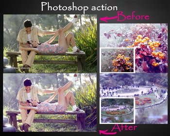 Photoshop Action Cold Tone
