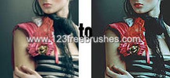 Photoshop Action Darken