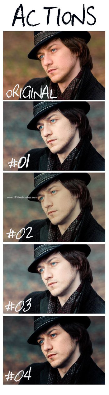 Photoshop Action Portrait
