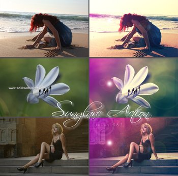 Photoshop Action Sunglare
