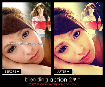 Photoshop Blending Action