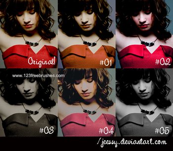 Photoshop Color Effect Actions