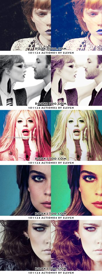 Photoshop Color Effect Actions