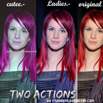 Photoshop Color Effect Actions