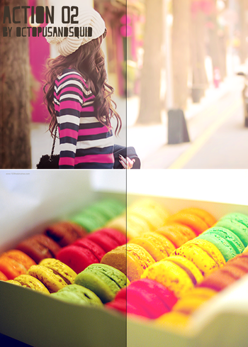 Photoshop Color Effect Actions