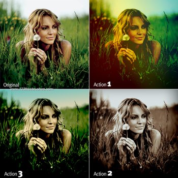 Photoshop Color Effect Actions