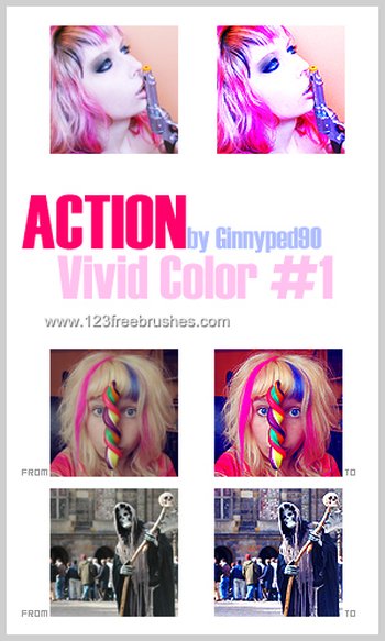 Photoshop Color Effect Actions