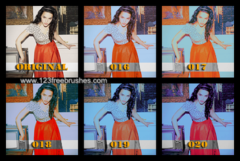Photoshop Color Effect Actions
