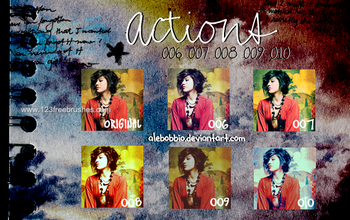 Photoshop Color Effect Actions