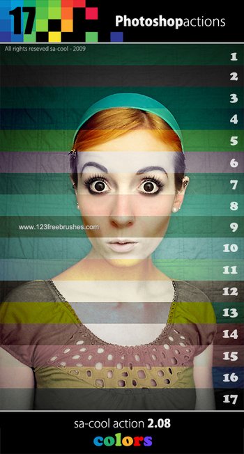 Photoshop Color Effect Actions