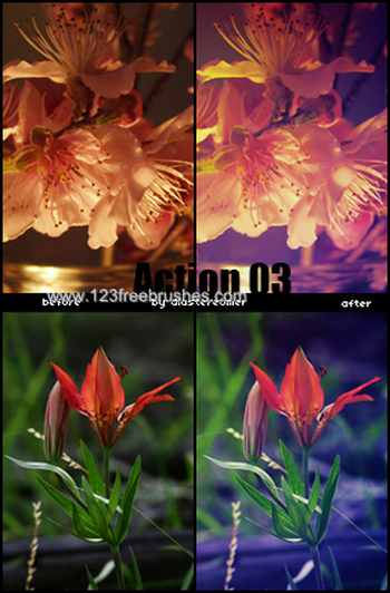 Photoshop Nature Flower Actions