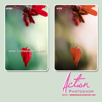 Photoshop Nature Flower Actions