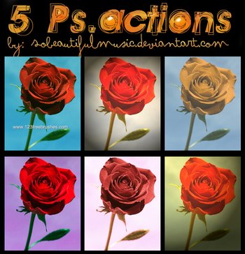 Photoshop Nature Flower Actions