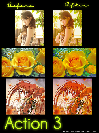 Photoshop Nature Flower Actions