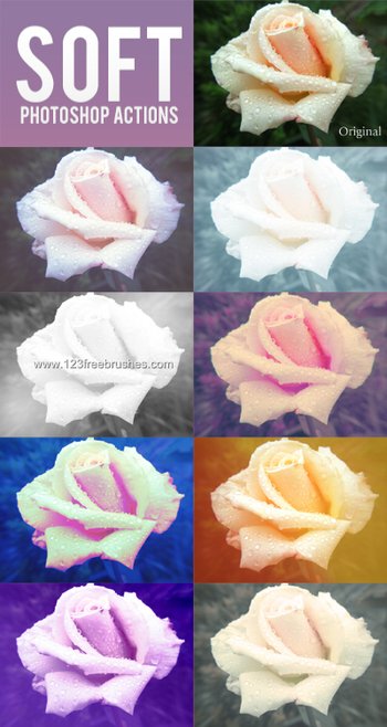 Photoshop Nature Flower Actions