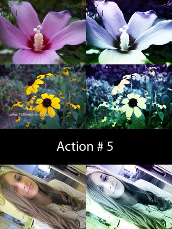 Photoshop Nature Flower Actions