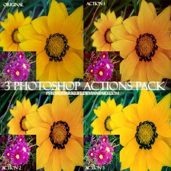 Photoshop Nature Flower Actions