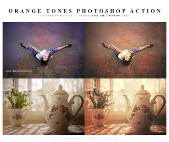 Photoshop Orange Tones