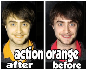 Photoshop Orange Tones Action