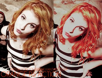 Photoshop Orange Tones Action