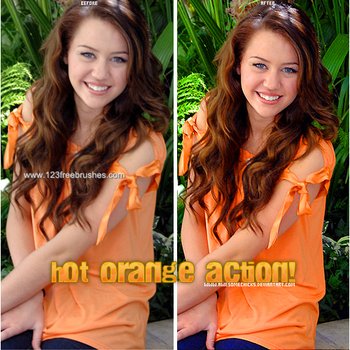 Photoshop Orange Tones Action