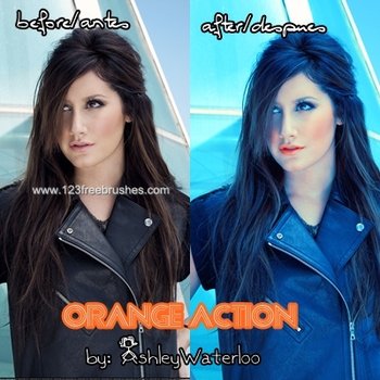 Photoshop Orange Tones Effect