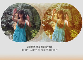 Photoshop Orange Tones Effect