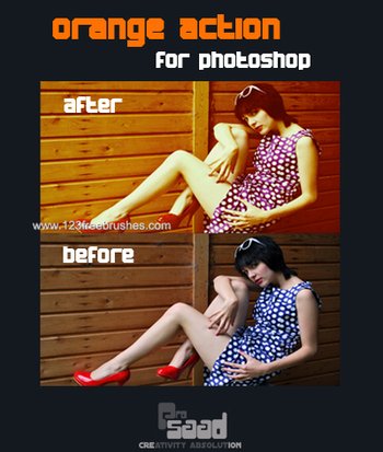 Photoshop Orange Tones Effect