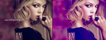 Photoshop Pink Actions