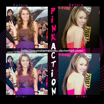 Photoshop Pink Actions