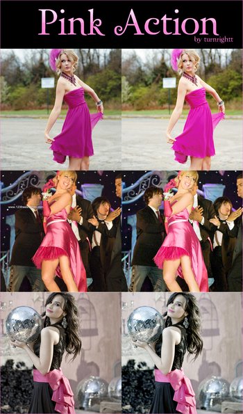 Photoshop Pink Actions