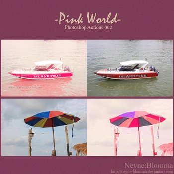 Photoshop Pink Actions
