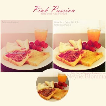 Photoshop Pink Actions