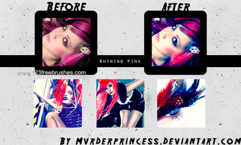 Photoshop Pink Actions