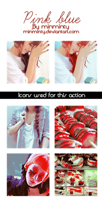 Photoshop Pink Actions