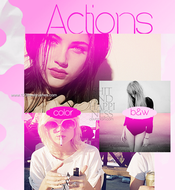 Photoshop Pink Actions