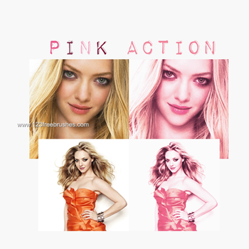Photoshop Pink Actions