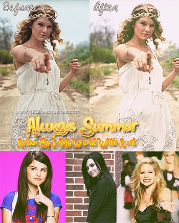 Photoshop Summer Actions