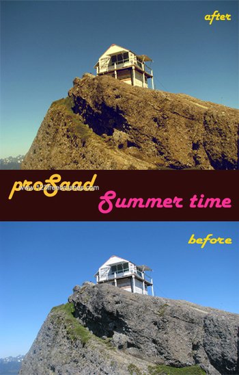 Photoshop Summer Effect