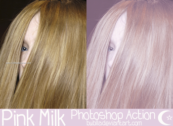 Pink Milk Pastel Photoshop Action