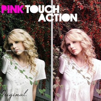 Pink Touch Photoshop Action