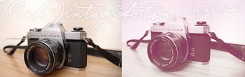Pink Vintage Effect Photoshop Action
