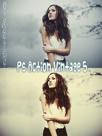 Ps Vintage Effect Photoshop Action