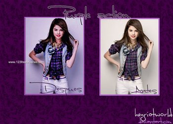 Purple Color Effect Photoshop Action