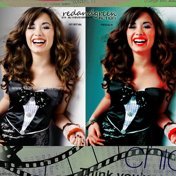 Red And Green Effect Photoshop Action