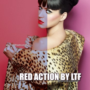 Red Effect Photoshop Action