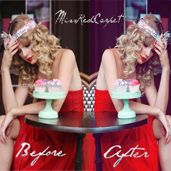 Red Effect Photoshop Action